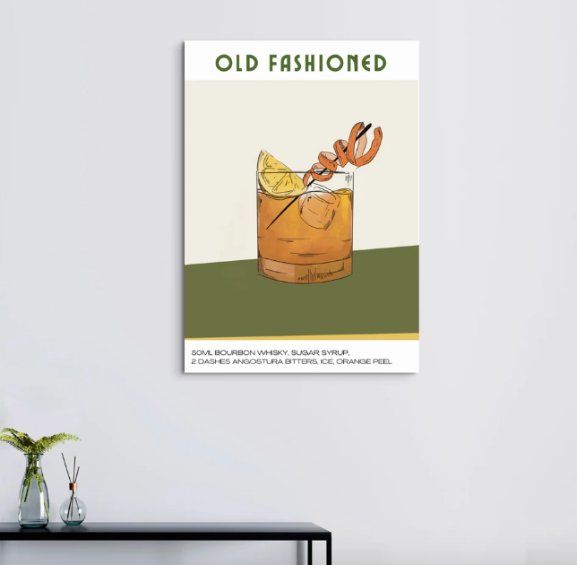 Cocktail Print A4