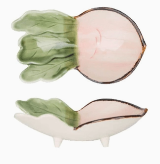 Pink Radish Snack Sauce Dish