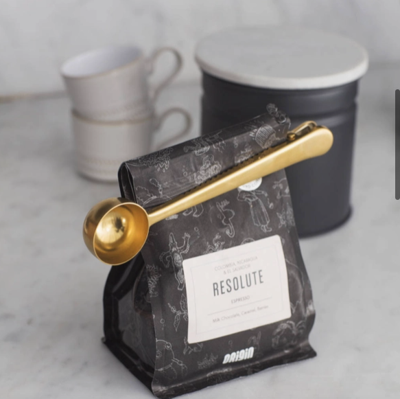 Stainless Steel Coffee Spoon with Bag Clip