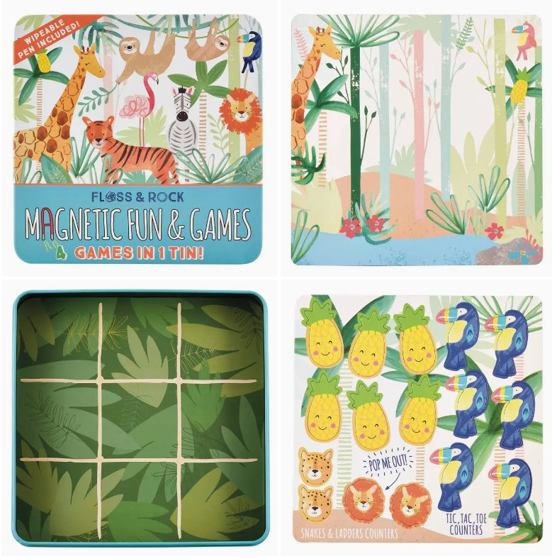 Jungle Magnetic Fun and Games Compendium
