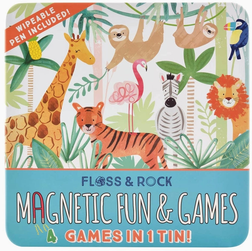 Jungle Magnetic Fun and Games Compendium