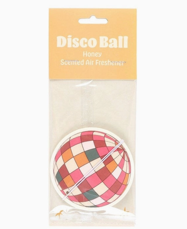 Disco Ball Honey Scented Air Freshener
