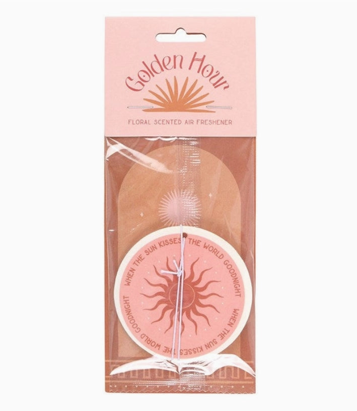 Golden Hour Sun Floral Scented Air Freshener