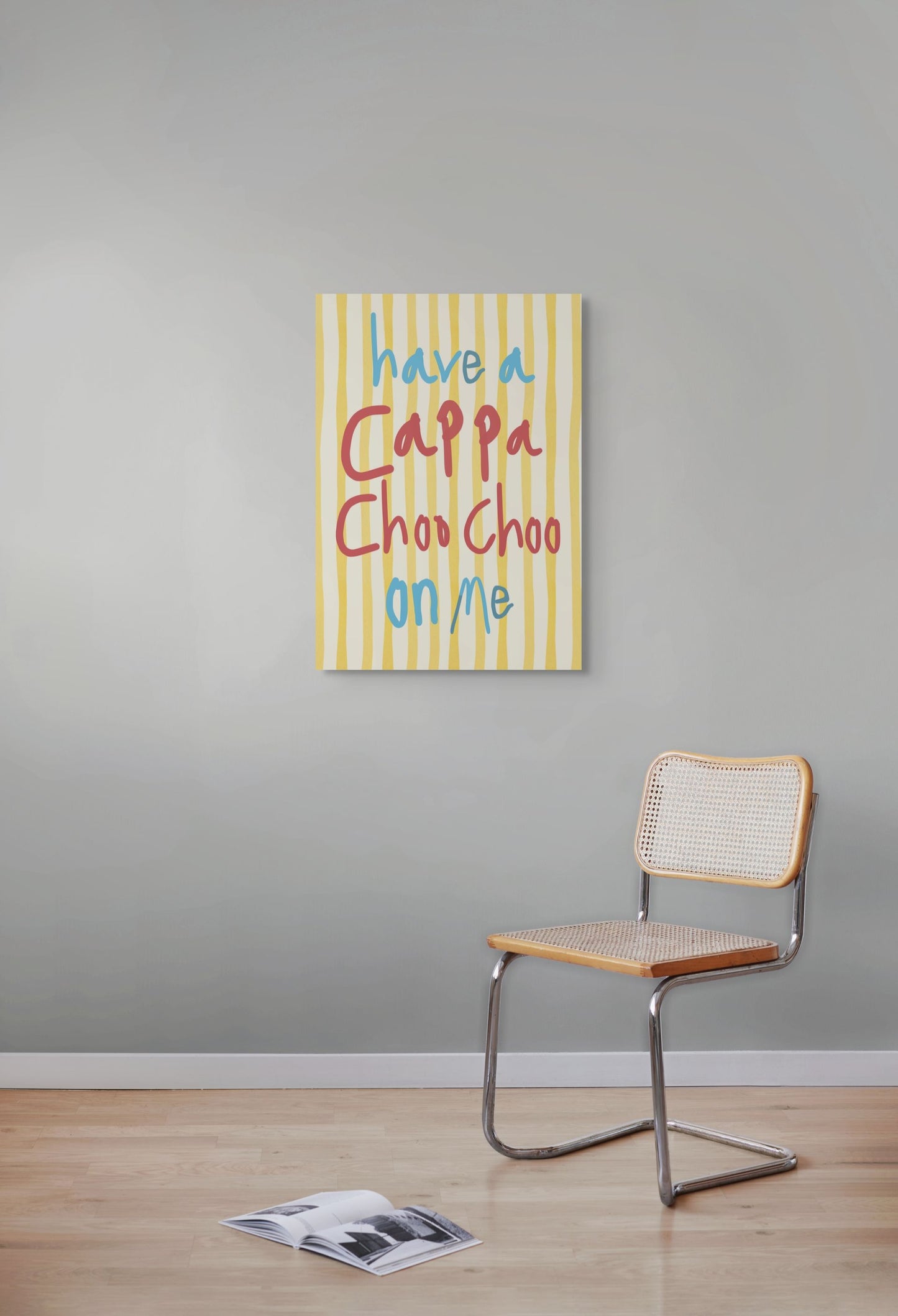 Have a Cappa Choo Choo On Me - Train Guy Mortimer Print
