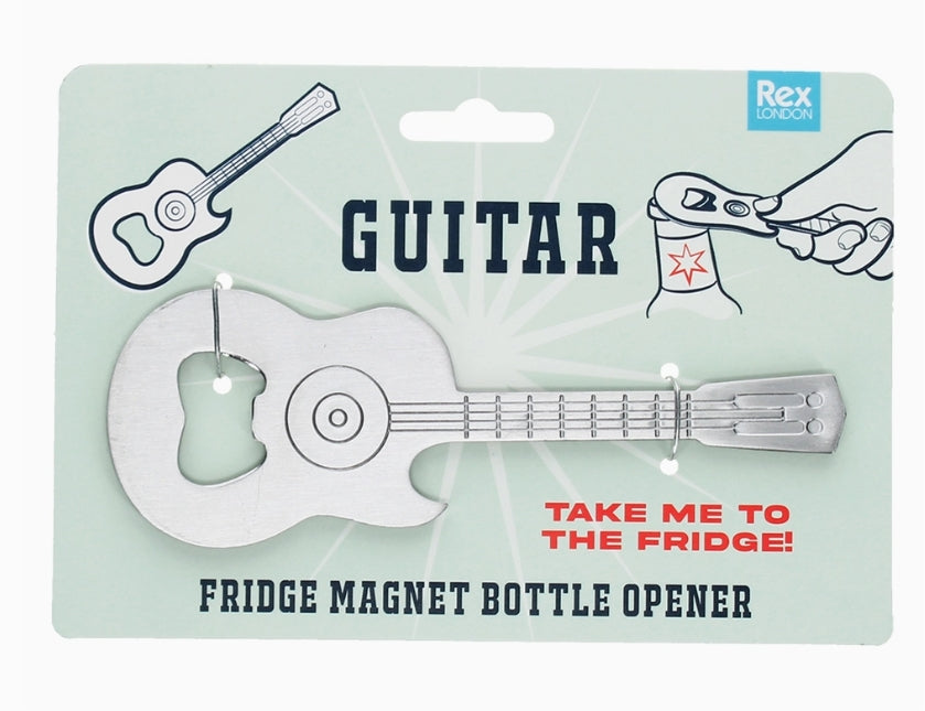 Fridge Magnet Bottle Opener - Guitar