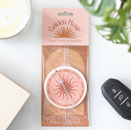 Golden Hour Sun Floral Scented Air Freshener