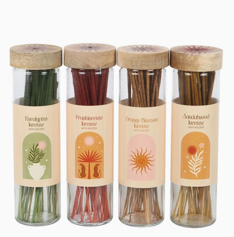 Golden Hour Incense Sticks and Holder