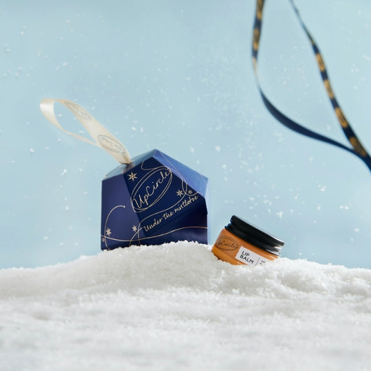 Natural Lip Balm Christmas Bauble