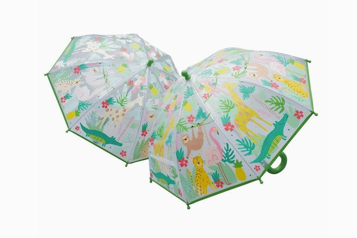 Jungle Colour Changing Umbrella: Floss and Rock