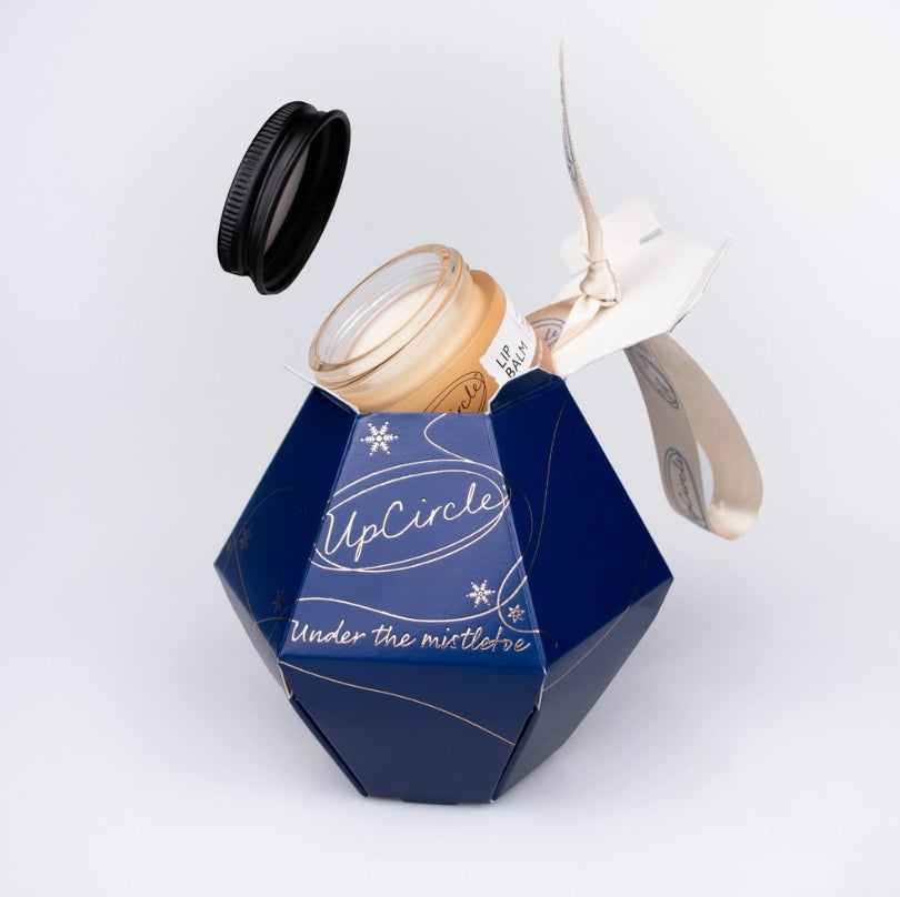 Natural Lip Balm Christmas Bauble